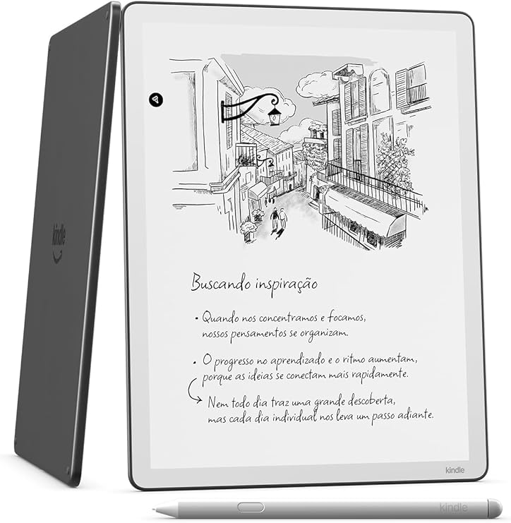 Kindle scrive com luz frontal