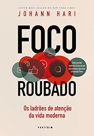 Foco Roubado Johann Hari Capa do livro Foco Roubado de Johann Hari