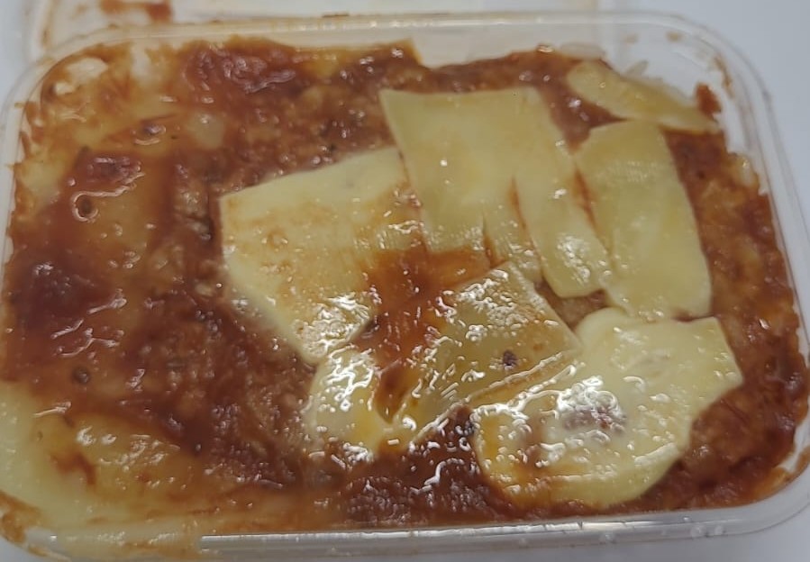Parmegiana com purê de batatas