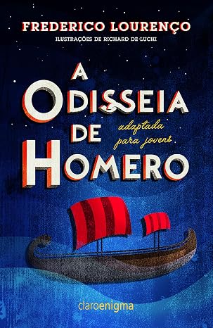 Capa do livro A Odisseia de Homero adaptada para jovens
