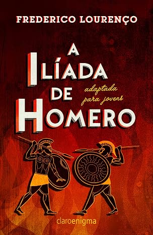 Capa do livro A ilíada de Homero adaptada para jovens
