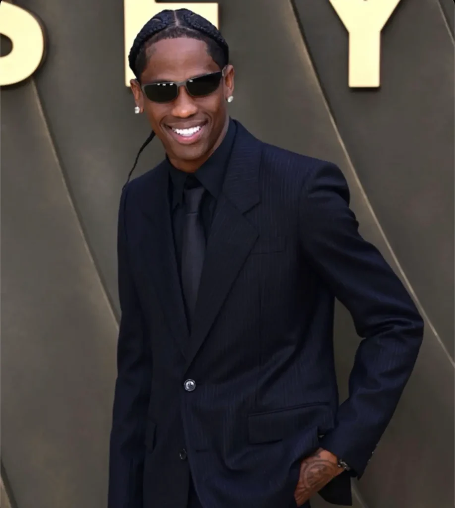 Travis Scott (rapper que foi atração no Rock In Rio de 2024) no papel de Demodocus
